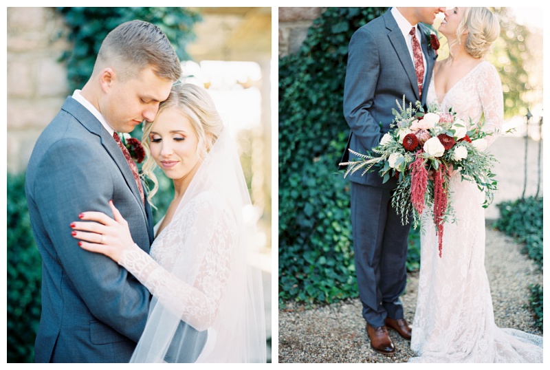 Bride and groom kissing with mountain views in Blountville Bride and groom kissing with mountain views in Blountville