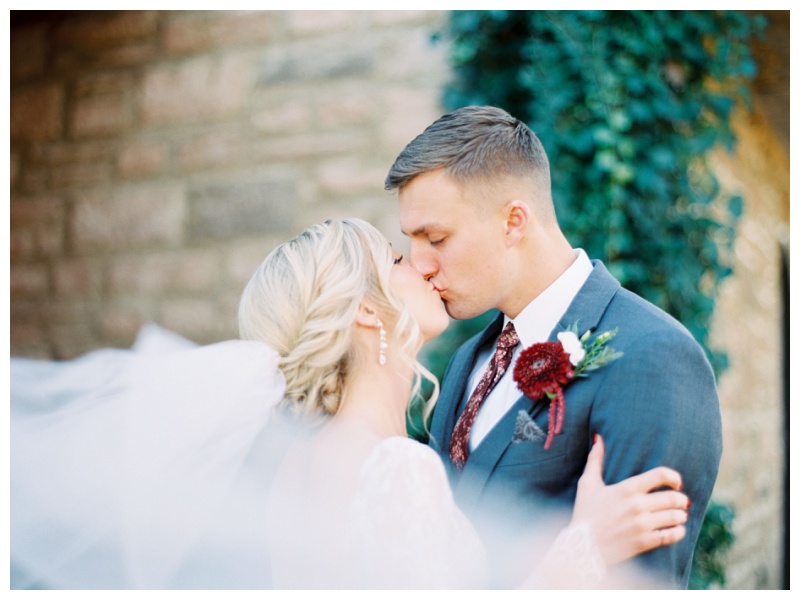 Bride and groom holding hands at Tennessee wedding venue Bride and groom holding hands at Tennessee wedding venue