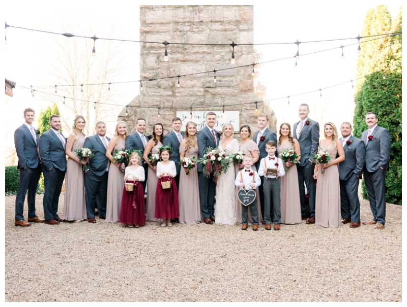 Wedding party portraits at Chateau Selah pavilion Wedding party portraits at Chateau Selah pavilion