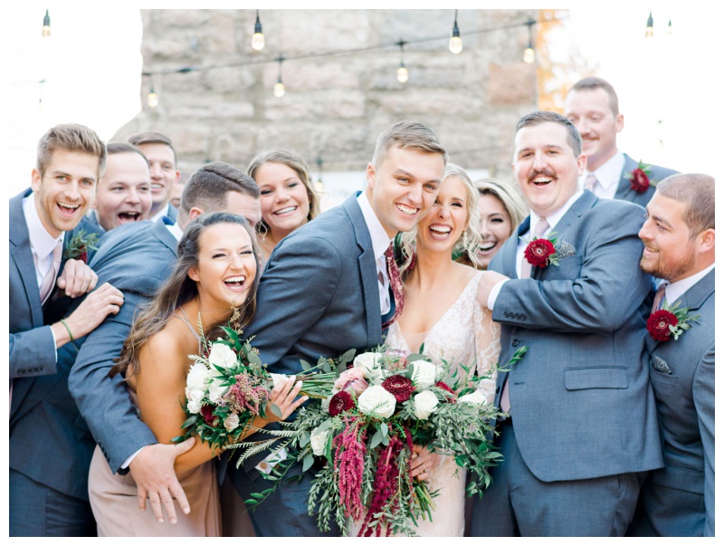 Bridal party at golden hour in Tennessee Bridal party at golden hour in Tennessee