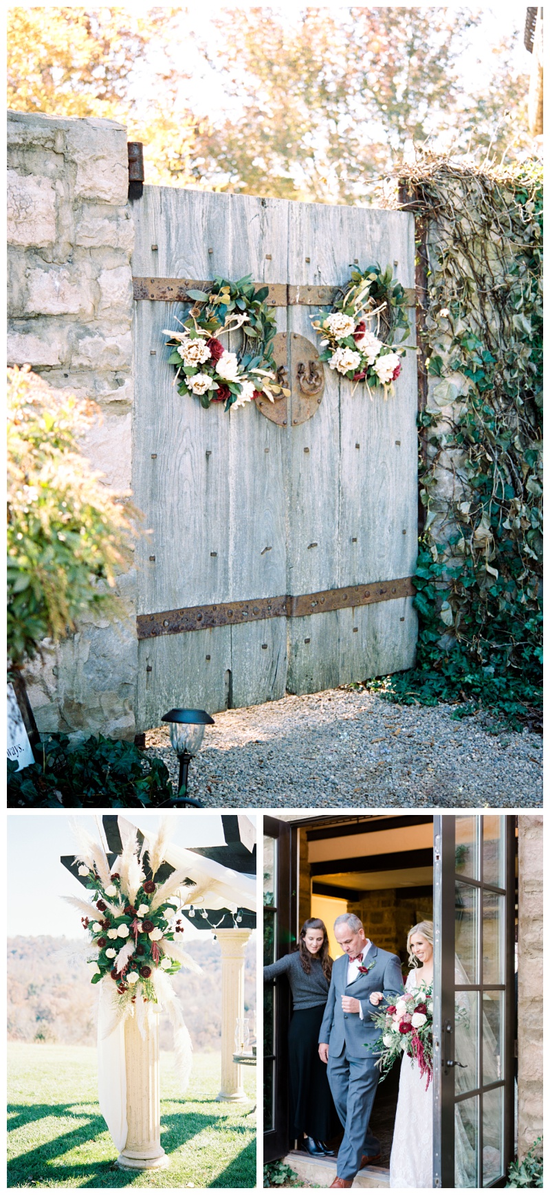 Outdoor ceremony at Chateau Selah Outdoor ceremony at Chateau Selah