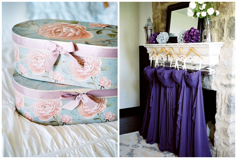 bridesmaids details with seasonal flowers in East Tennessee