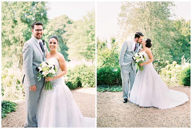 Summer wedding couple portrait in Tennessee