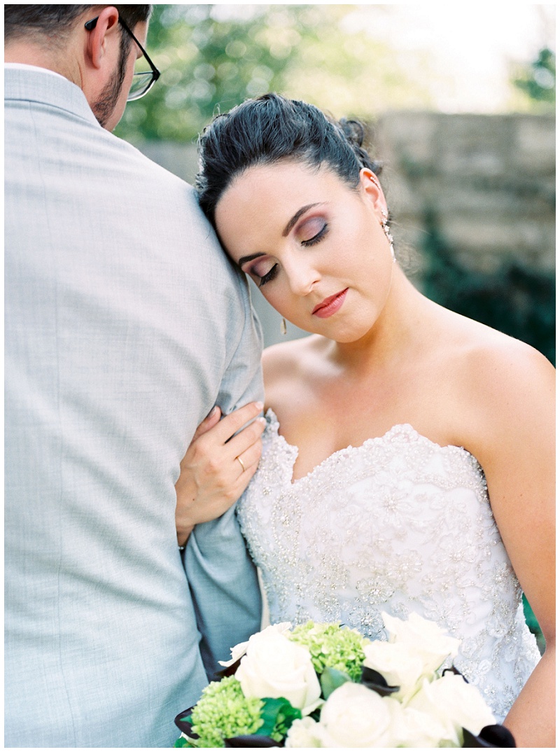 Intimate couple moments at Tennessee wedding
