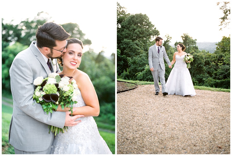 Intimate couple moments at Tennessee wedding