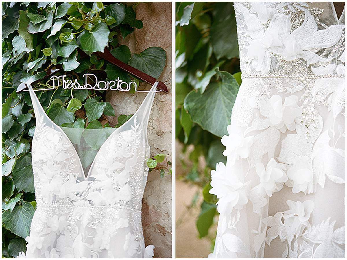 Bridal details with soft romantic palette at East Tennessee wedding