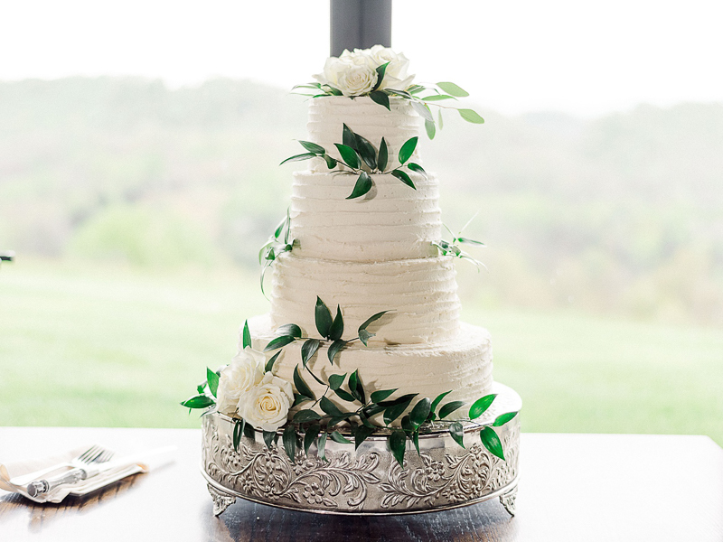 Elegant reception at Blountville TN wedding venue