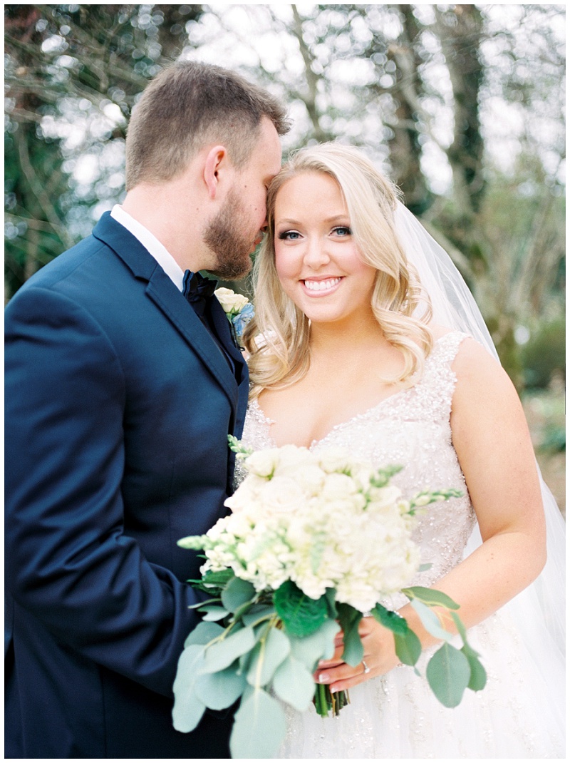 elegant bride and groom portraits Tennessee