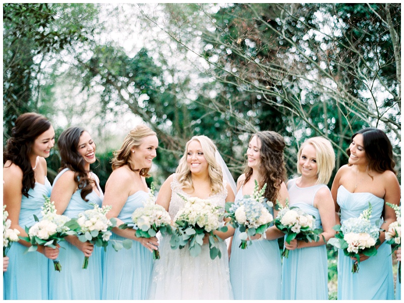 bride and bridesmaids photos Black Fox Farms Cleveland TN