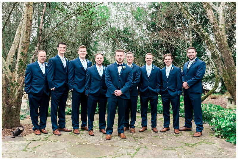 bridal party photos Black Fox Farms Cleveland TN