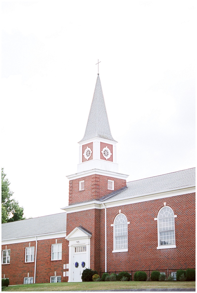 Blountville TN church wedding