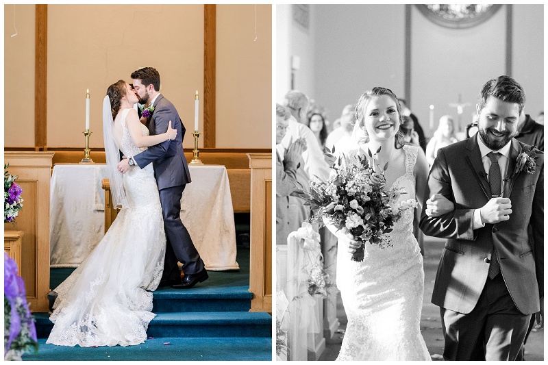 Blountville TN church wedding ceremony