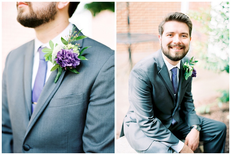 timeless groom wedding portraits Tennessee church