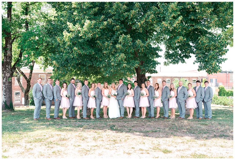 modern bridal party portraits Chattanooga