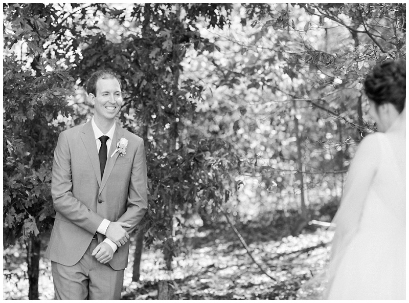 bride and groom first look portraits Cleveland TN wedding