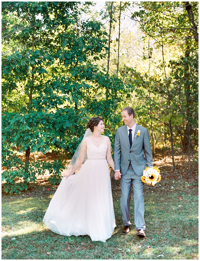 sunset bride and groom Cleveland Tennessee