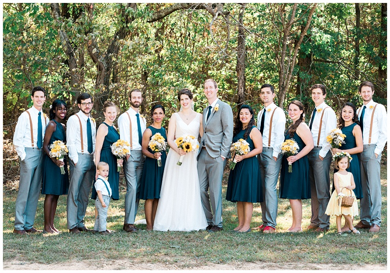 bridal party walking Cleveland TN