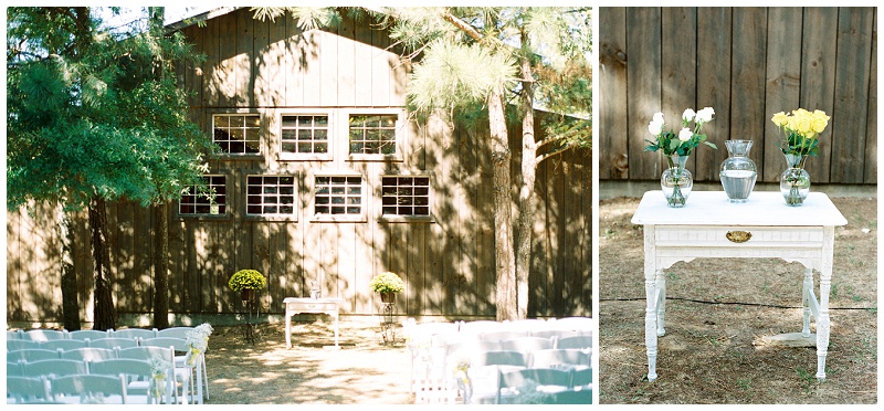 Coffey Barn wedding ceremony Cleveland TN