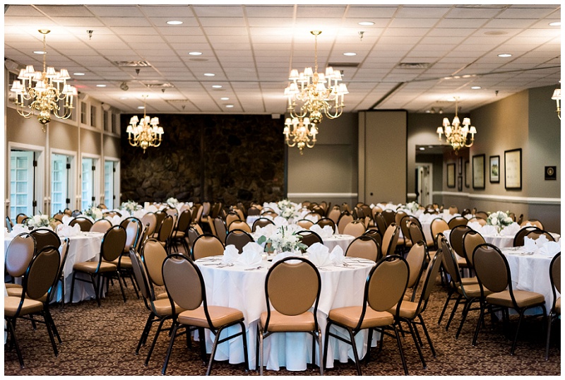 Dalton Golf and Country Club wedding reception