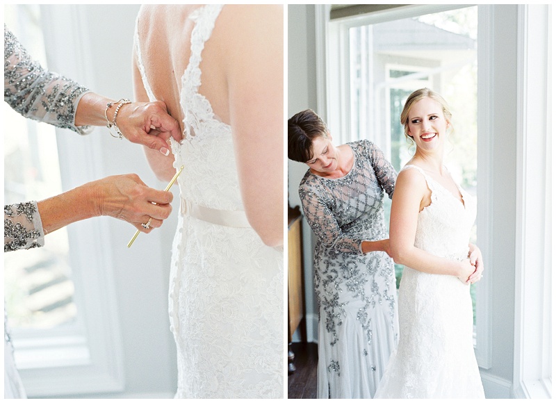 bride getting ready Dalton Georgia wedding photographer