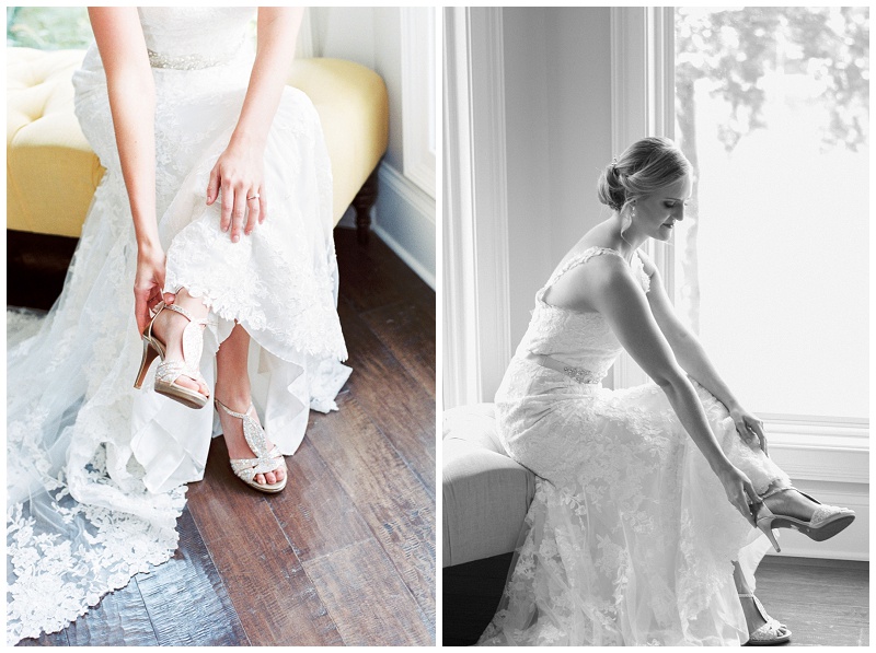 emotional bride getting ready moments GA