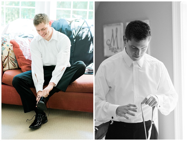 groom getting ready parents home Dalton