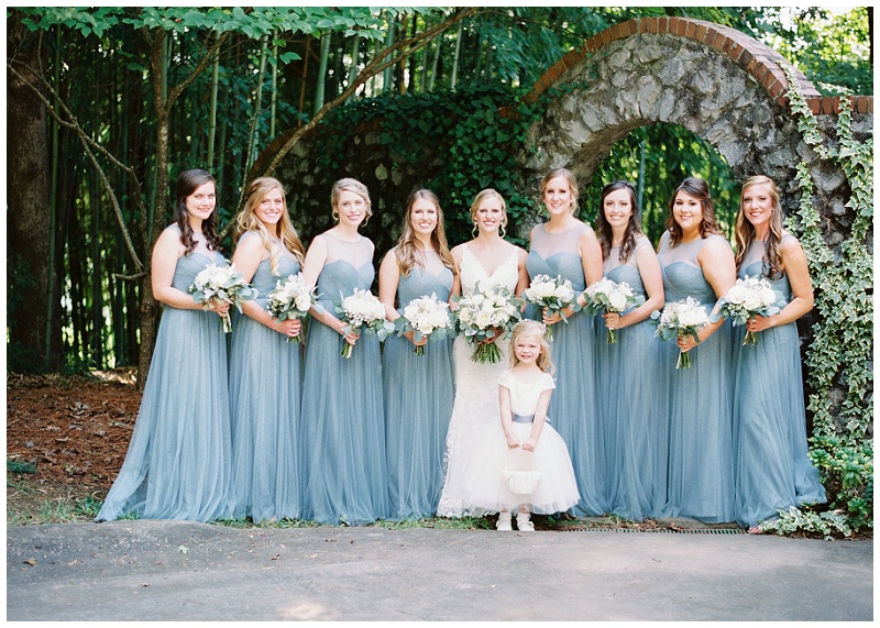 bridesmaids cheering bride Dalton