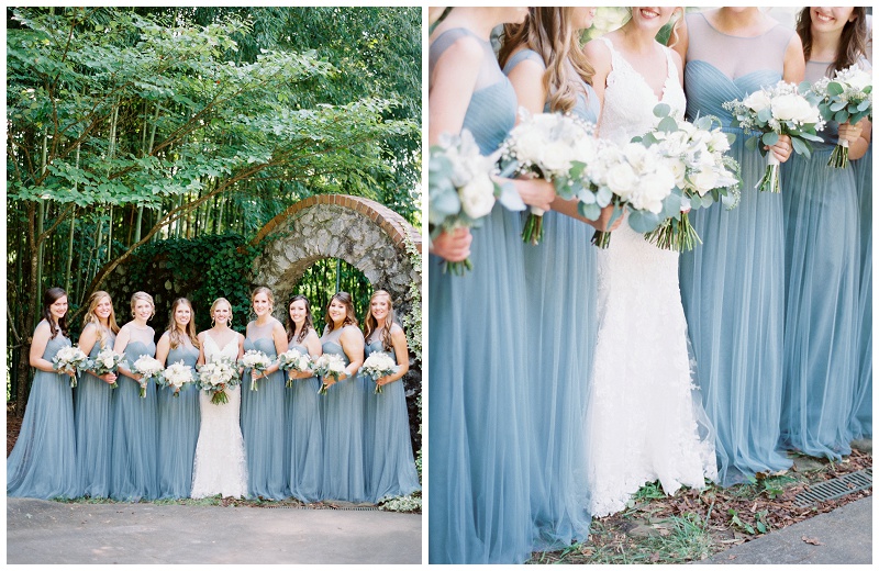 bridesmaids laughing candid Dalton GA