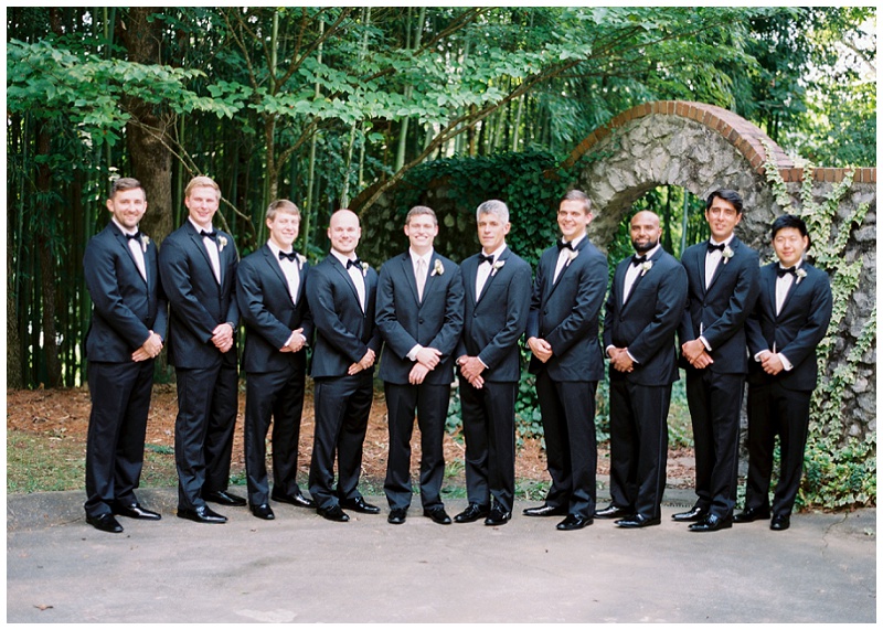 groomsmen fun poses Dalton Georgia