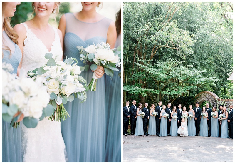 church bridal party portraits Dalton GA