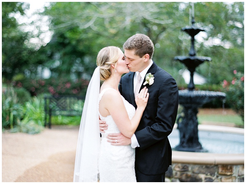 bride and groom portraits Dalton Georgia wedding