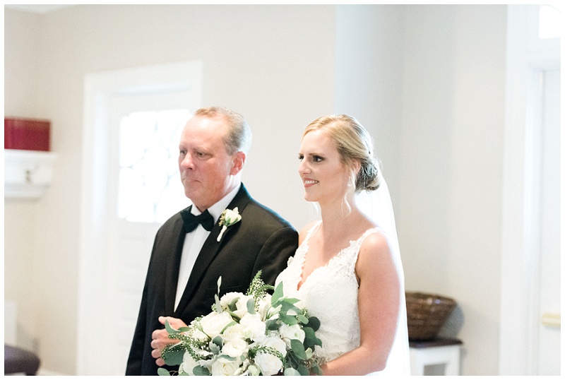 bride walking down aisle Dalton Georgia