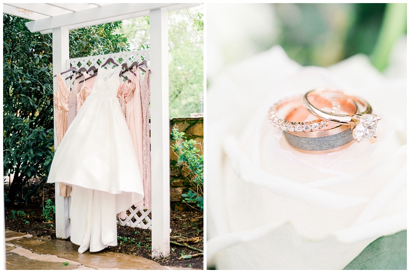 Knoxville TN wedding rings close up photography