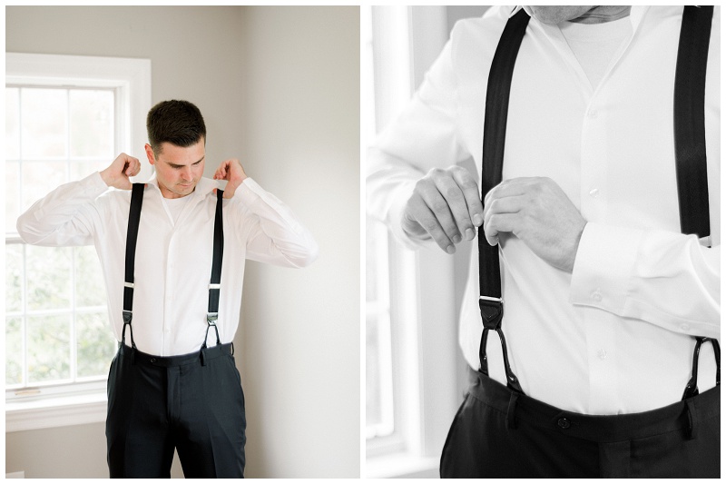 groom getting ready candid Knoxville TN