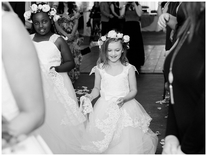 exchanging vows garden wedding Tennessee
