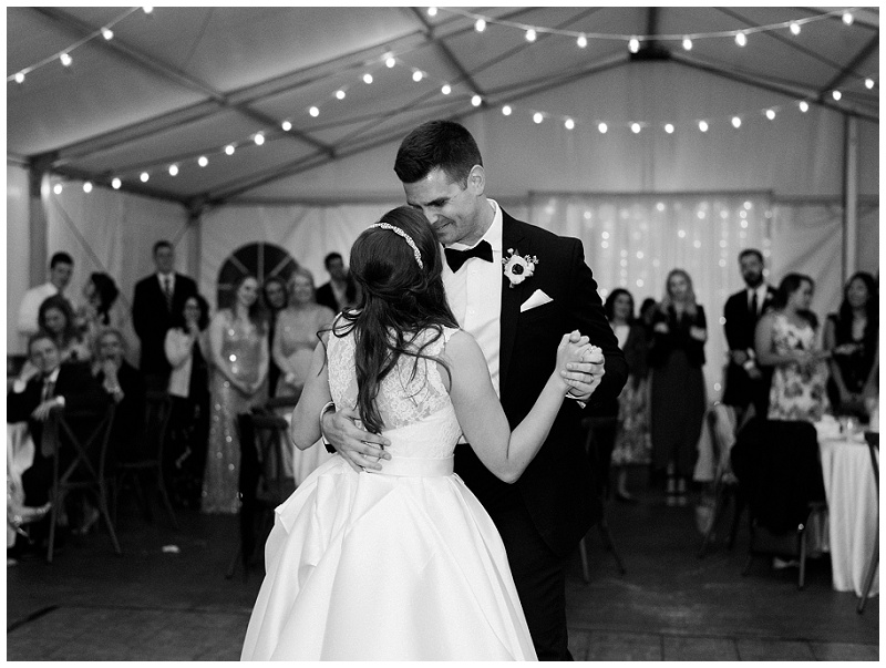 romantic first dance lighting Knoxville