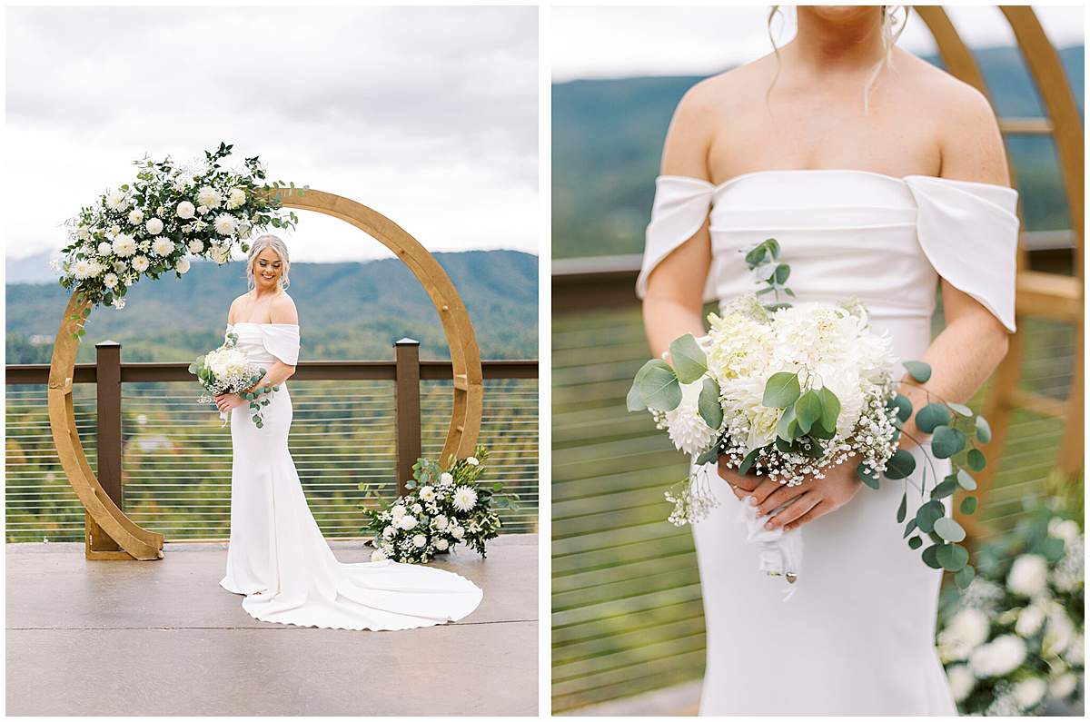 Magnolia Venue bridal portraits Smoky Mountains Magnolia Venue bridal portraits Smoky Mountains