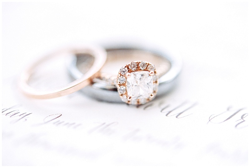 Grandview Chattanooga TN wedding rings close up