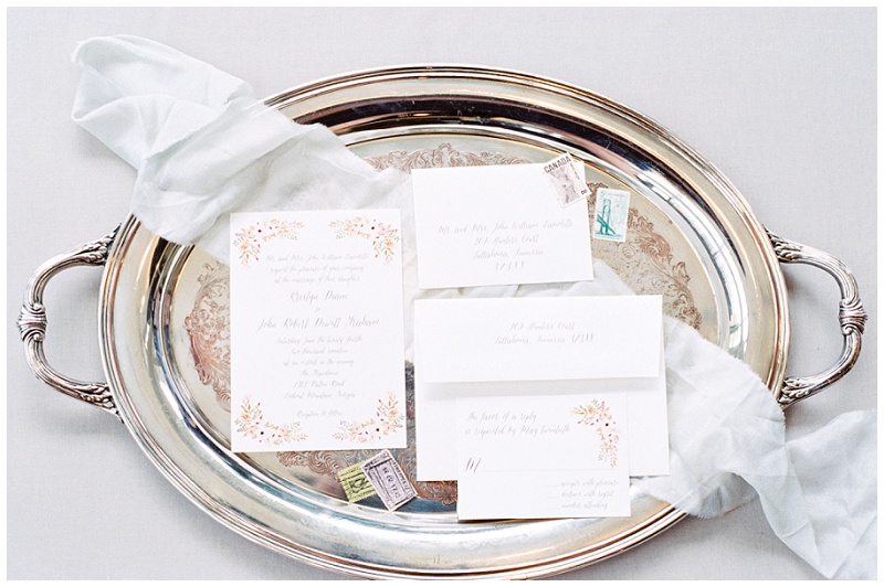 wedding invitation suite Chattanooga TN