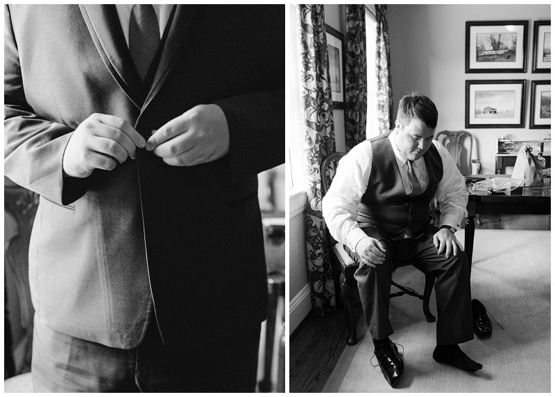groom getting ready Chattanooga Tennessee