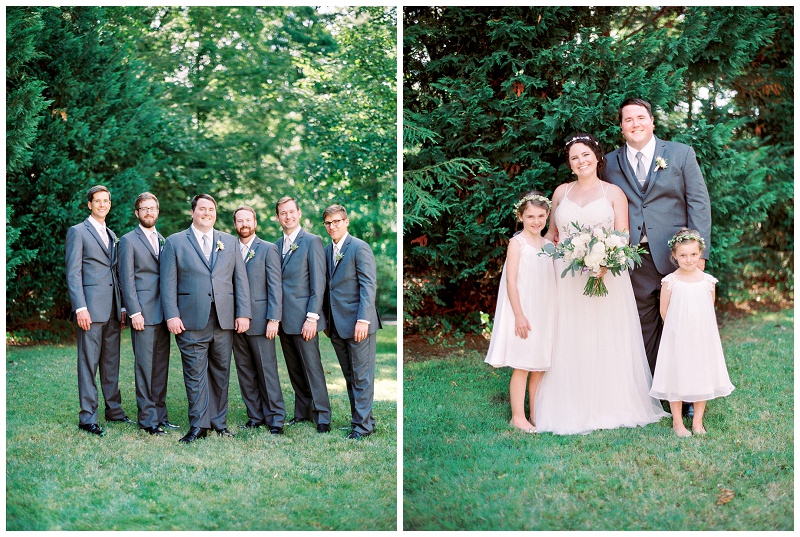 bridal party walking Chattanooga venue