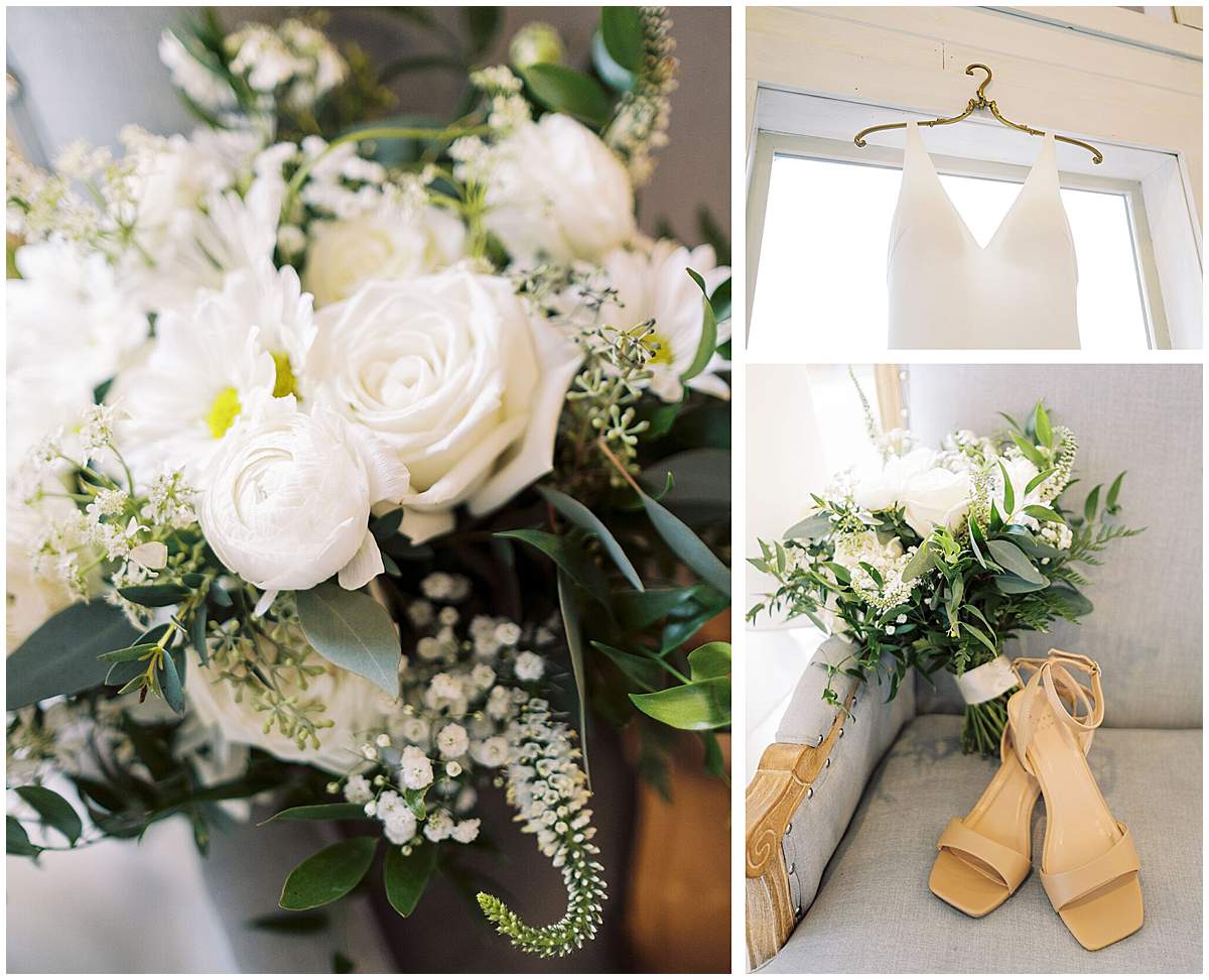 bridal shoes detail Smoky Mountain wedding