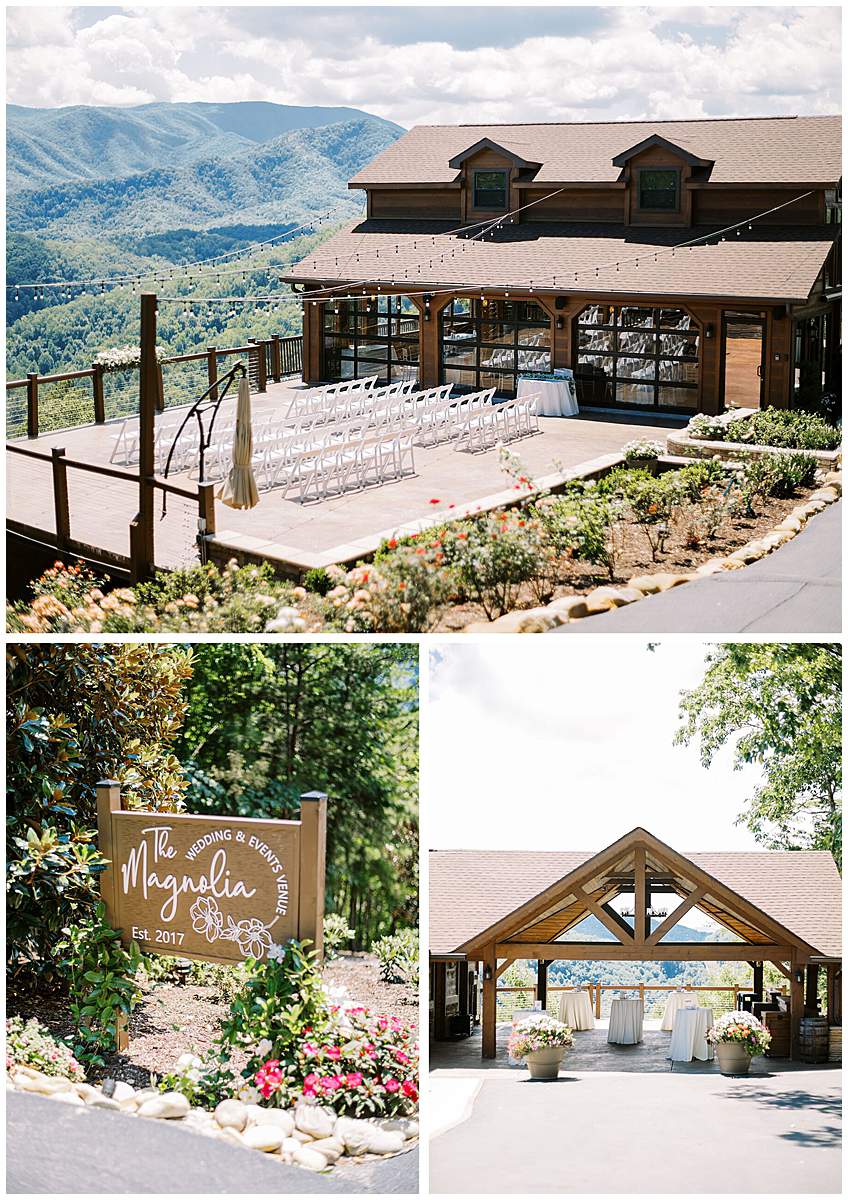 The Magnolia Wedding Venue Pigeon Forge TN detail photos