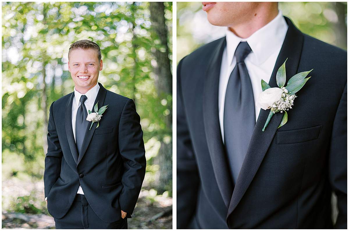 sunset groom portrait Smoky Mountains