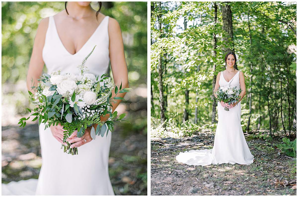 Magnolia Venue bridal portraits Smoky Mountains