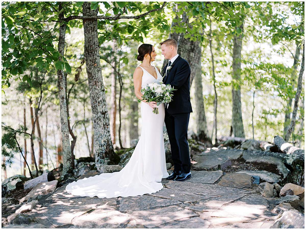 emotional first look Magnolia Venue