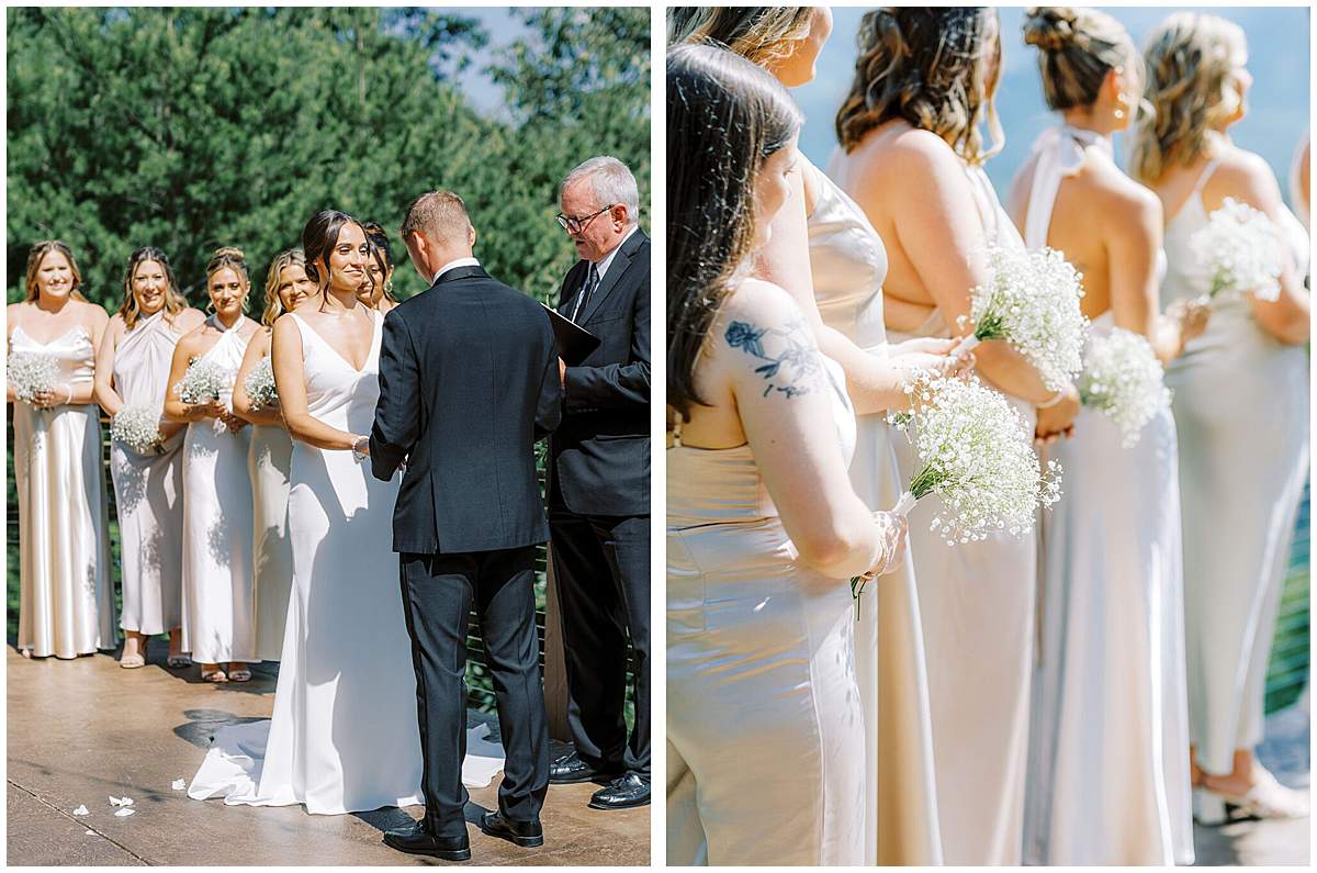 groom with bride ceremony Tennessee