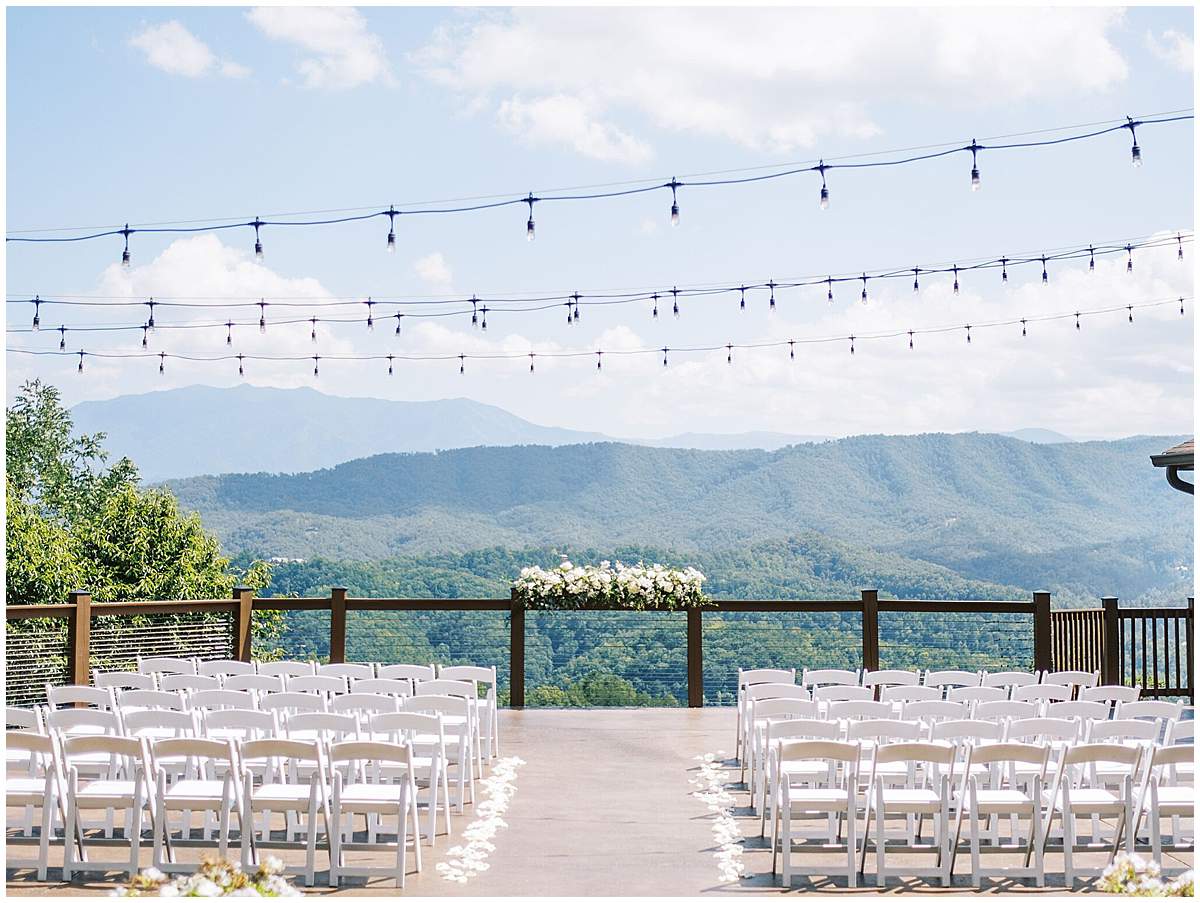 The Magnolia Wedding Venue ceremony Pigeon Forge TN