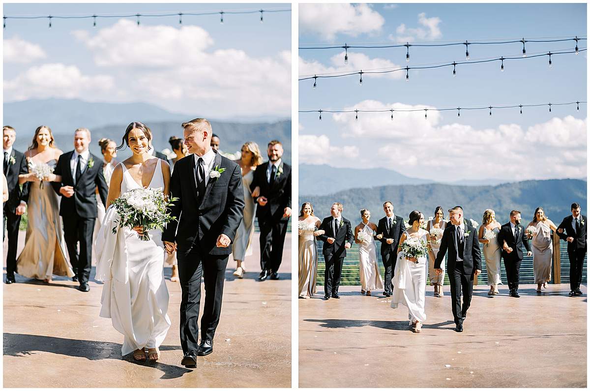 fun wedding party candid Tennessee