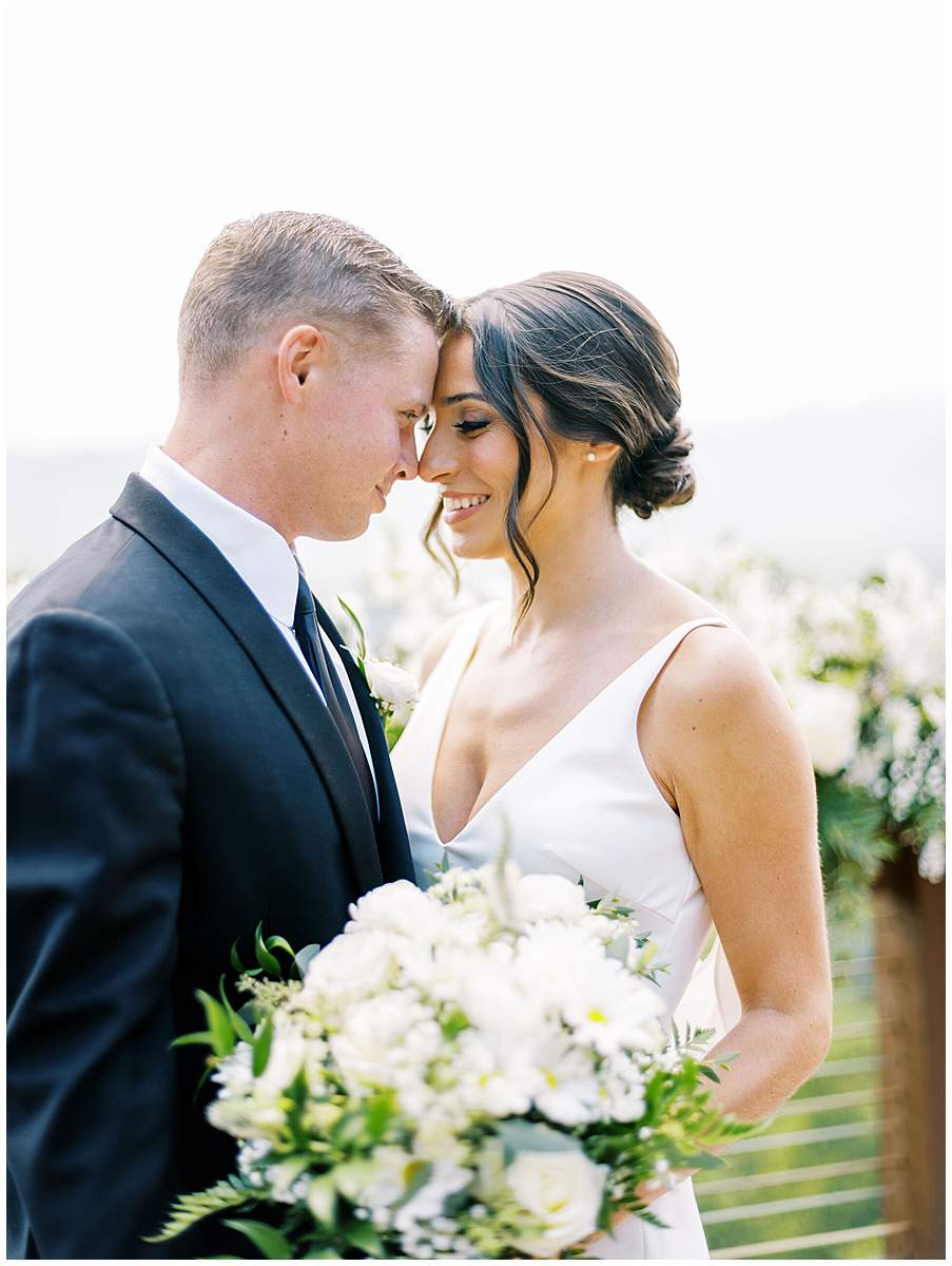 classic wedding portraits Smoky Mountains